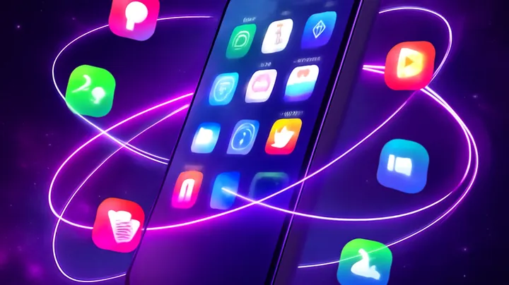 97777BD COM - Sleek smartphone floating in space 97777BD COM Sleek smartphone floating in space